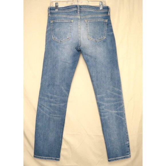 Pilcro Anthro Jeans Ankle Medium Wash Blue Lo Rise Distressed RN66170 Women's 27 - Picture 5 of 12